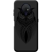 Черный чехол BoxFace Nokia G10 Owl