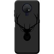 Черный чехол BoxFace Nokia G10 Deer