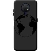 Черный чехол BoxFace Nokia G10 Earth