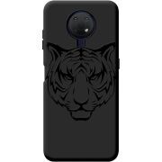 Черный чехол BoxFace Nokia G10 Tiger