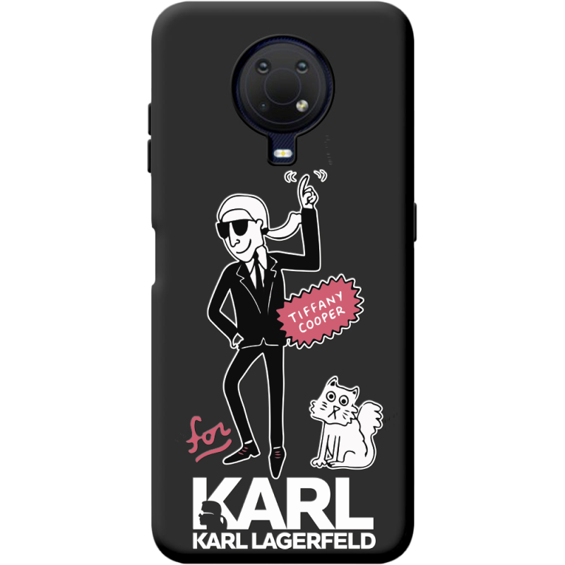 Черный чехол BoxFace Nokia G20 For Karl