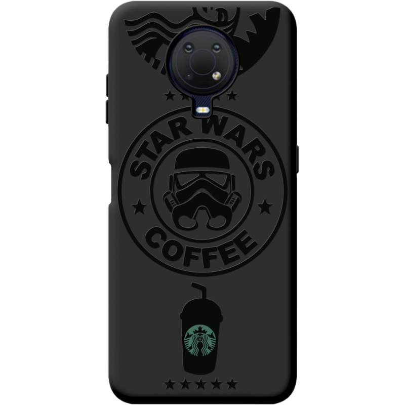 Черный чехол BoxFace Nokia G20 Dark Coffee