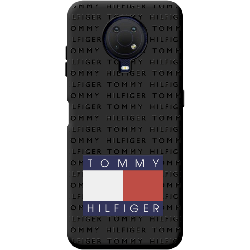 Черный чехол BoxFace Nokia G20 Tommy Print