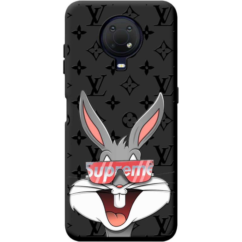 Черный чехол BoxFace Nokia G20 looney bunny