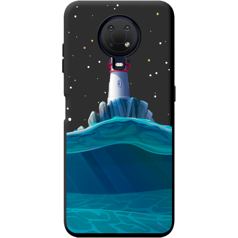 Черный чехол BoxFace Nokia G20 Lighthouse