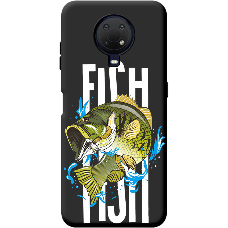 Черный чехол BoxFace Nokia G20 Fish