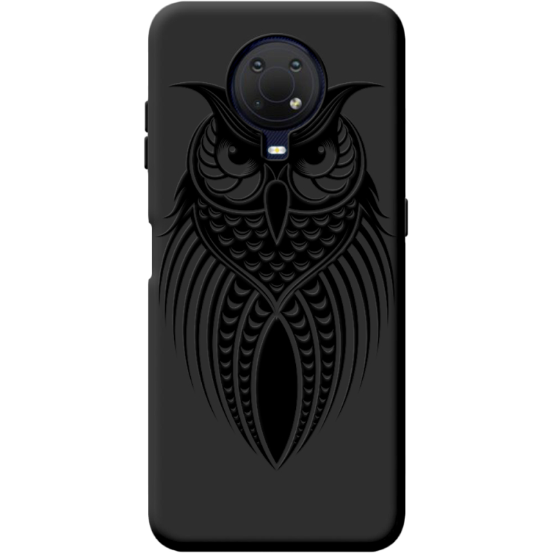 Черный чехол BoxFace Nokia G20 Owl