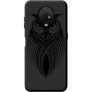 Черный чехол BoxFace Nokia G20 Owl