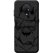 Черный чехол BoxFace Nokia G20 Bear King