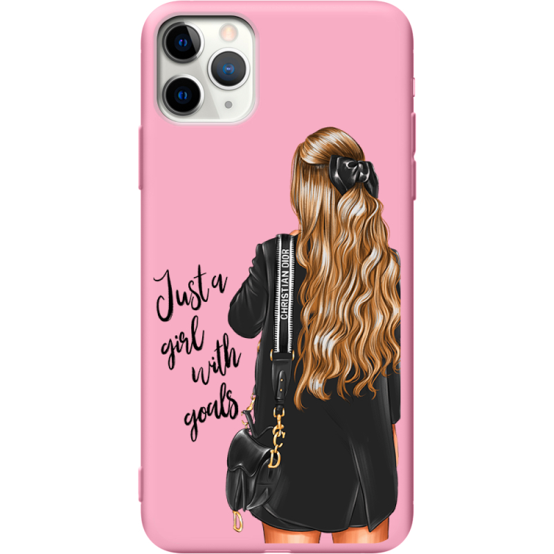 Розовый чехол Uprint Apple iPhone 11 Pro Max Just Girl