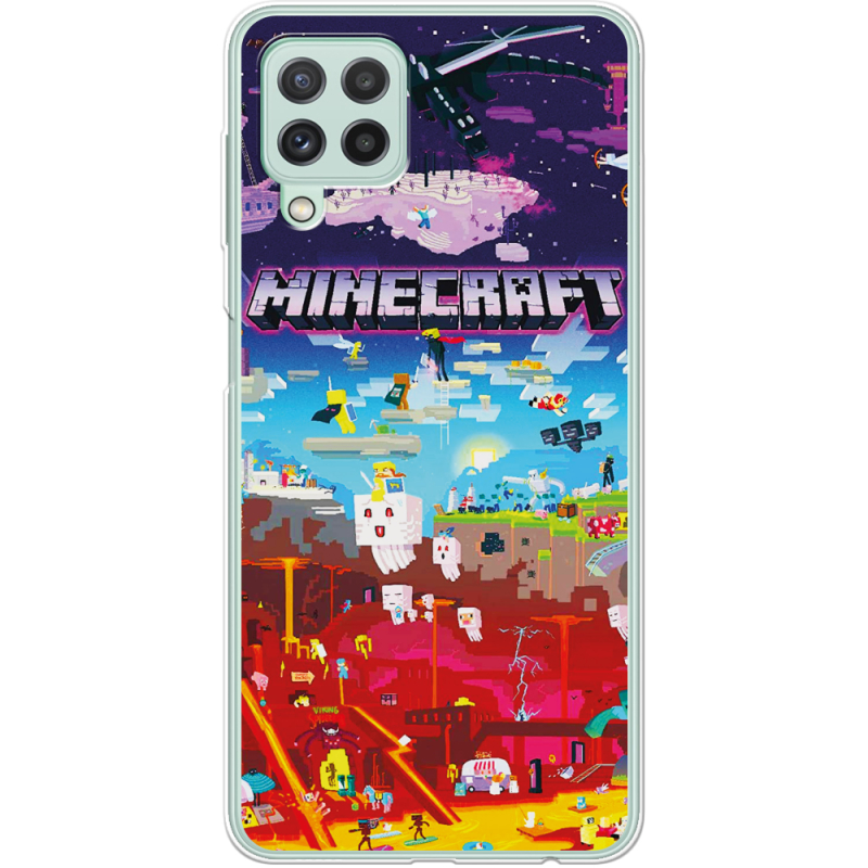 Чехол BoxFace Samsung M325F Galaxy M32 Minecraft World Beyond