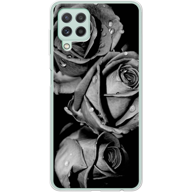 Чехол BoxFace Samsung M325F Galaxy M32 Black and White Roses