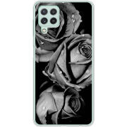 Чехол BoxFace Samsung M325F Galaxy M32 Black and White Roses