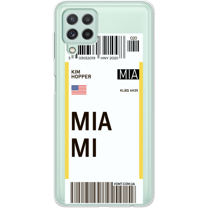 Прозрачный чехол BoxFace Samsung M325F Galaxy M32 Ticket Miami