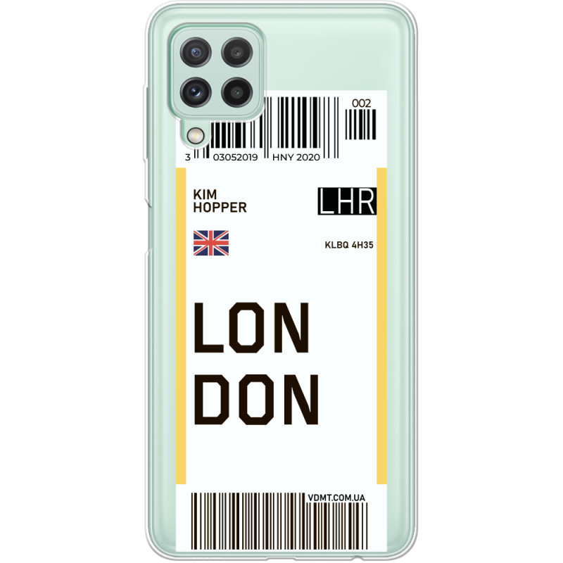 Прозрачный чехол BoxFace Samsung M325F Galaxy M32 Ticket London