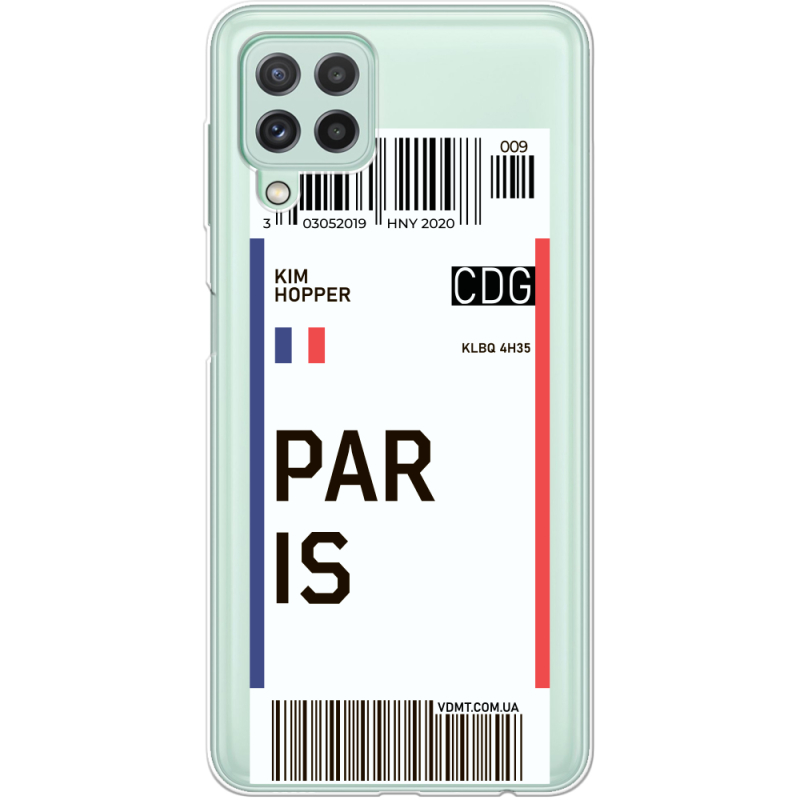 Прозрачный чехол BoxFace Samsung M325F Galaxy M32 Ticket Paris