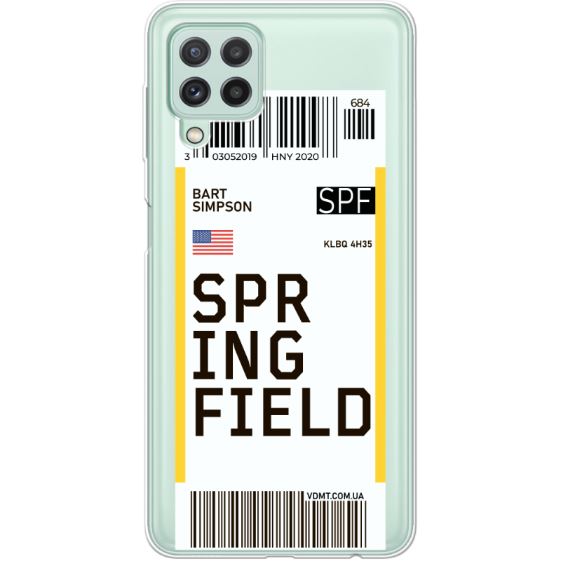 Прозрачный чехол BoxFace Samsung M325F Galaxy M32 Ticket Springfield