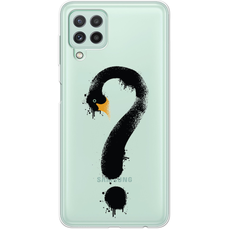 Прозрачный чехол BoxFace Samsung M325F Galaxy M32 Swan question