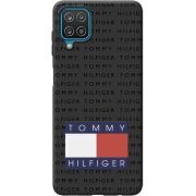 Черный чехол BoxFace Samsung A225 Galaxy A22 Tommy Print