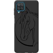 Черный чехол BoxFace Samsung A225 Galaxy A22 Horse