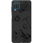 Черный чехол BoxFace Samsung A225 Galaxy A22 Mountains