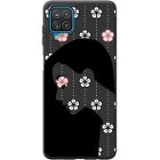 Черный чехол BoxFace Samsung M325F Galaxy M32 Flower Hair