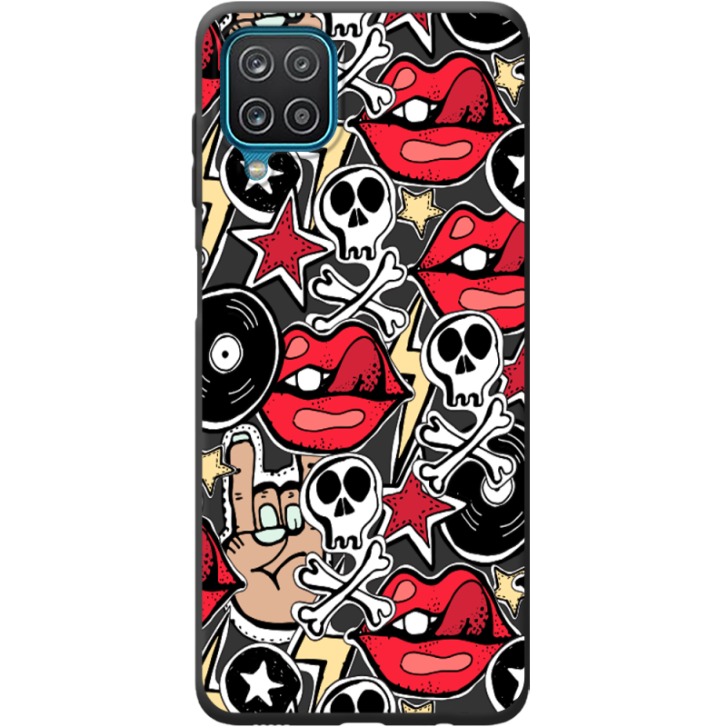 Черный чехол BoxFace Samsung M325F Galaxy M32 Rock Graffiti