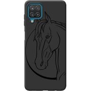 Черный чехол BoxFace Samsung M325F Galaxy M32 Horse