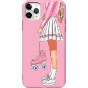 Розовый чехол Uprint Apple iPhone 11 Pro Roller Girl