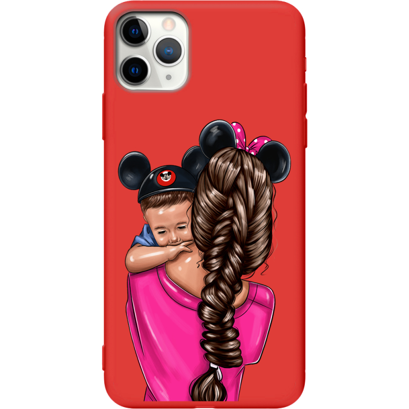 Красный чехол Uprint Apple iPhone 11 Pro Mouse Mommy