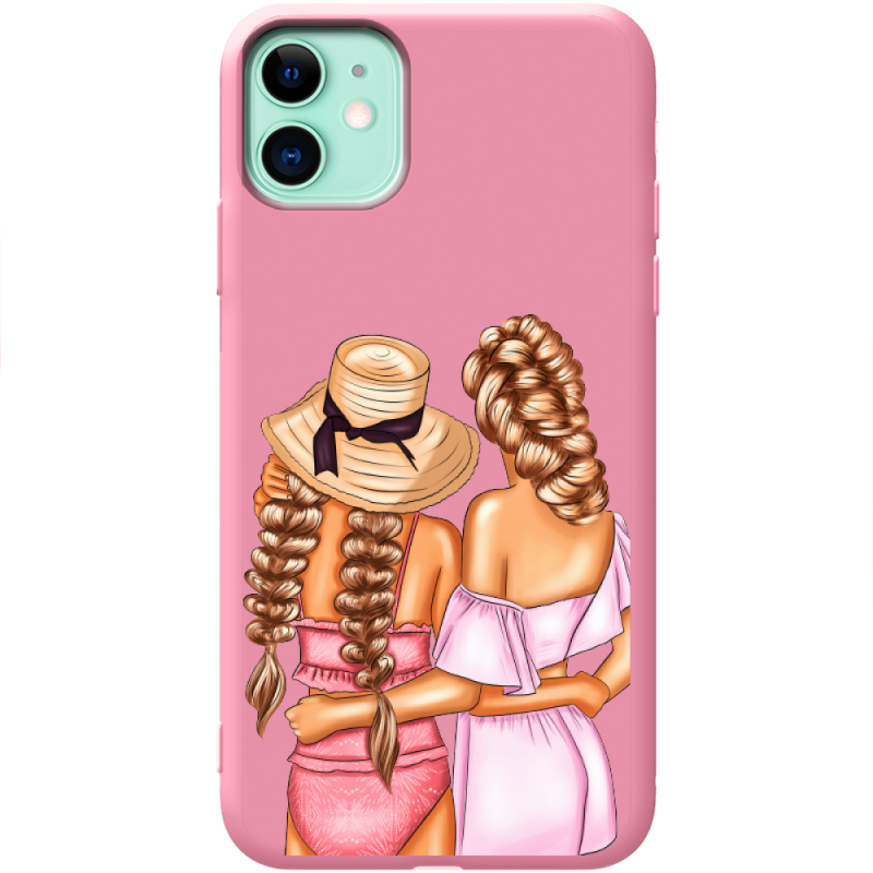 Розовый чехол Uprint Apple iPhone 11 Girlfriends