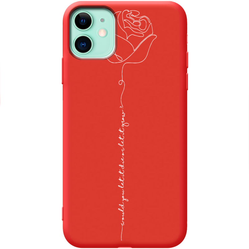 Красный чехол Uprint Apple iPhone 11 
