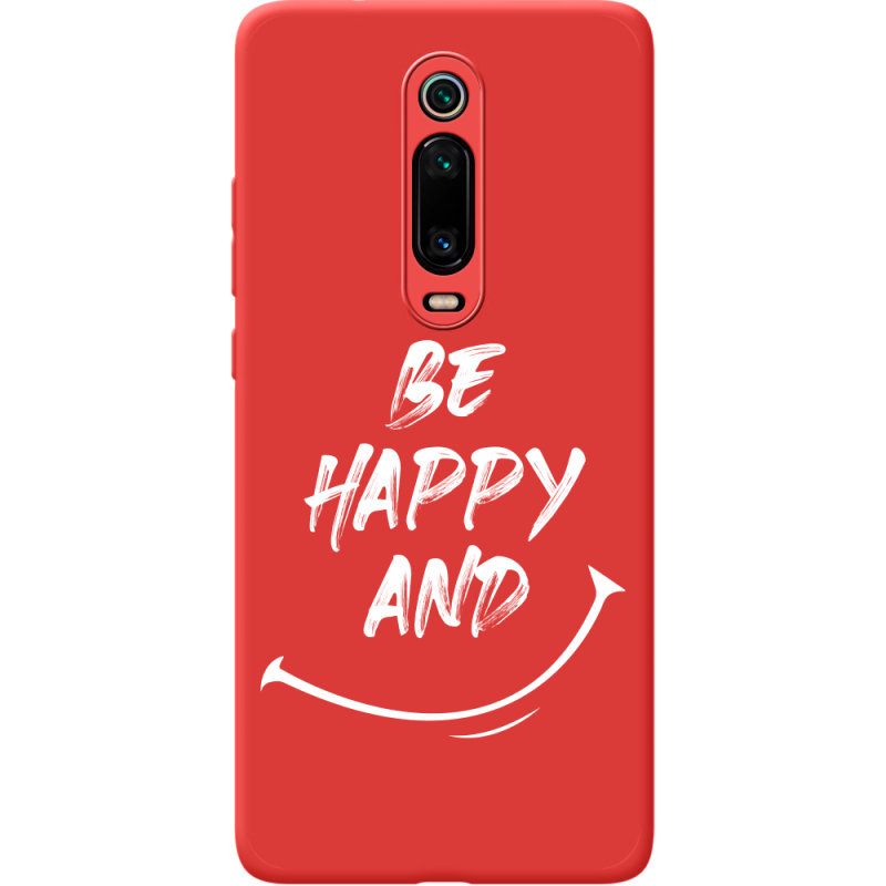 Красный чехол BoxFace Xiaomi Mi 9T / Mi 9T Pro be happy and