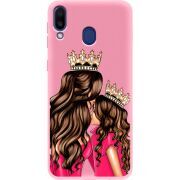 Розовый чехол BoxFace Samsung M205 Galaxy M20 Queen and Princess
