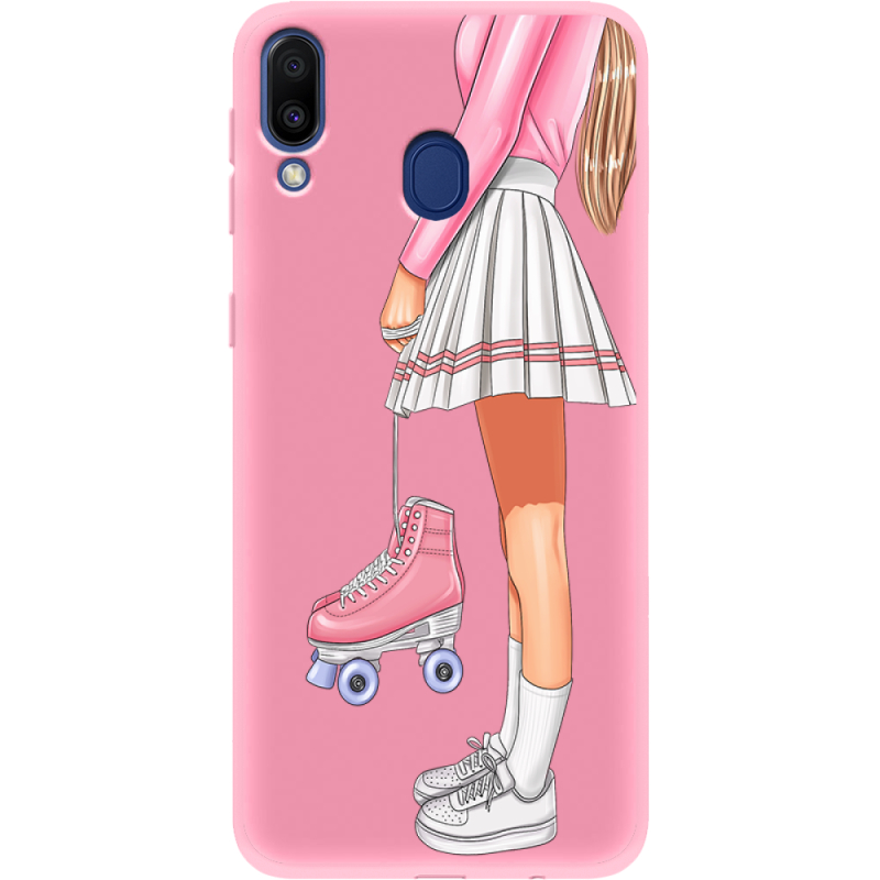 Розовый чехол BoxFace Samsung M205 Galaxy M20 Roller Girl