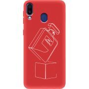 Красный чехол BoxFace Samsung M205 Galaxy M20 