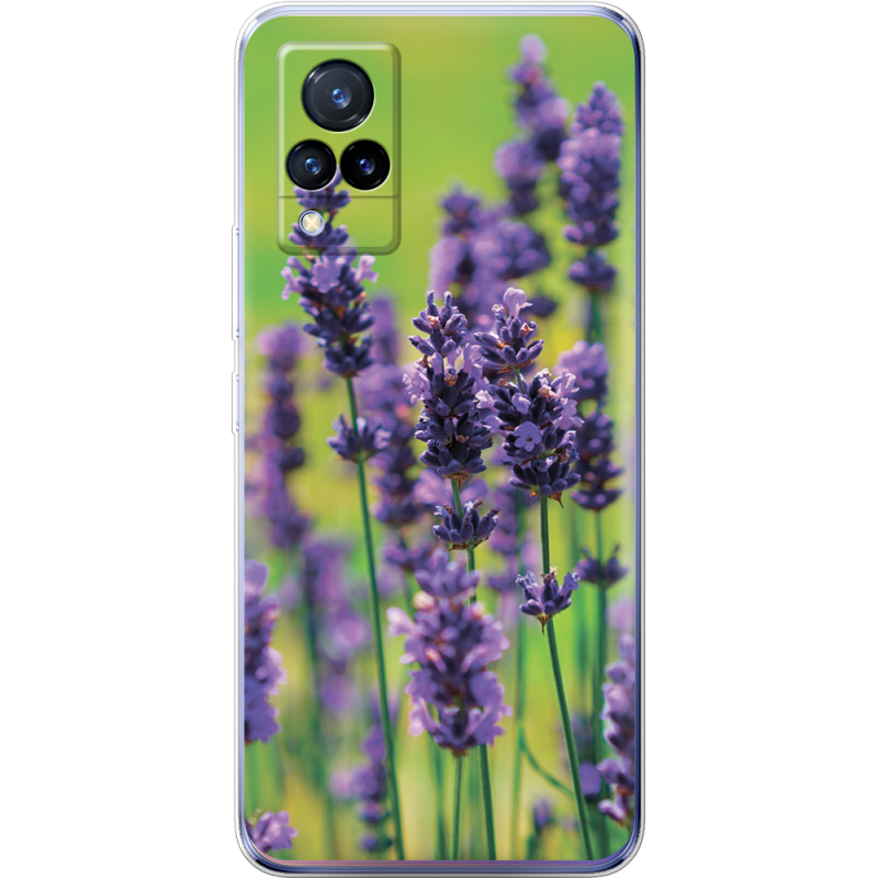 Чехол Uprint Vivo V21 Green Lavender