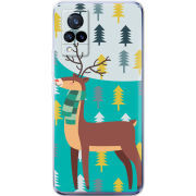 Чехол Uprint Vivo V21 Foresty Deer