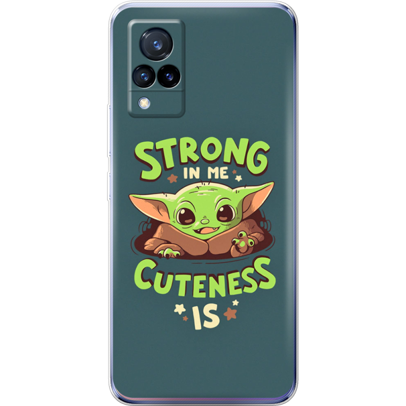 Чехол Uprint Vivo V21 Strong in me Cuteness is