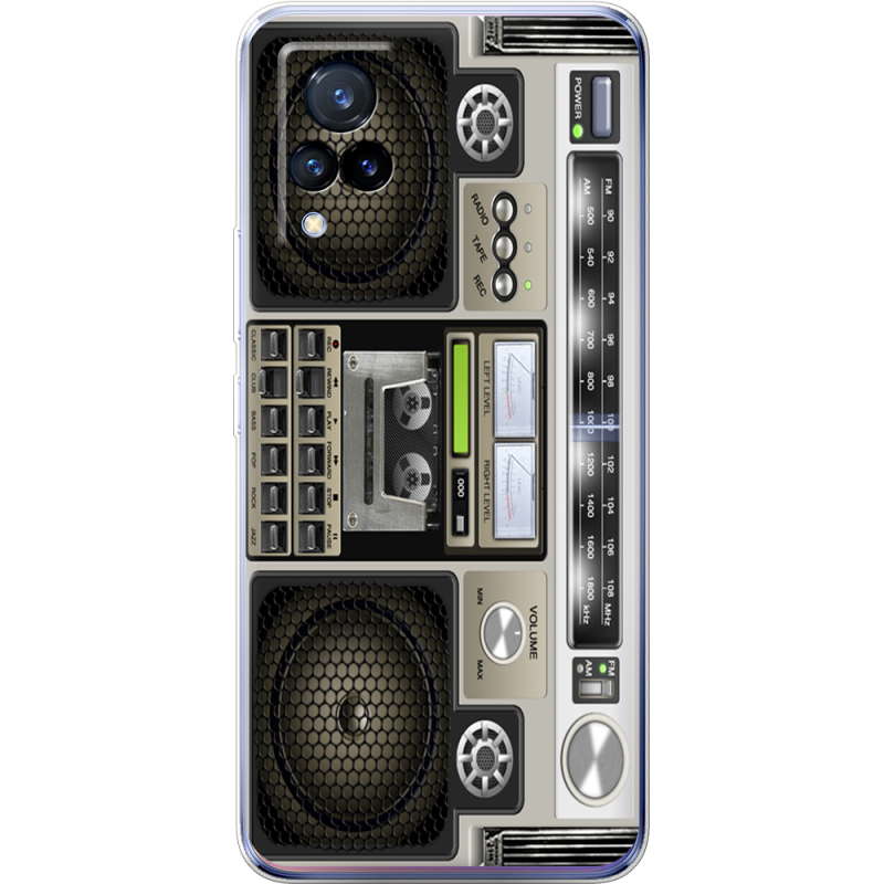 Чехол Uprint Vivo V21 Old Boombox