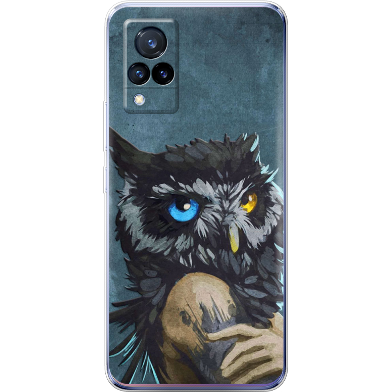 Чехол Uprint Vivo V21 Owl Woman