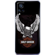 Чехол Uprint Vivo V21 Harley Davidson and eagle