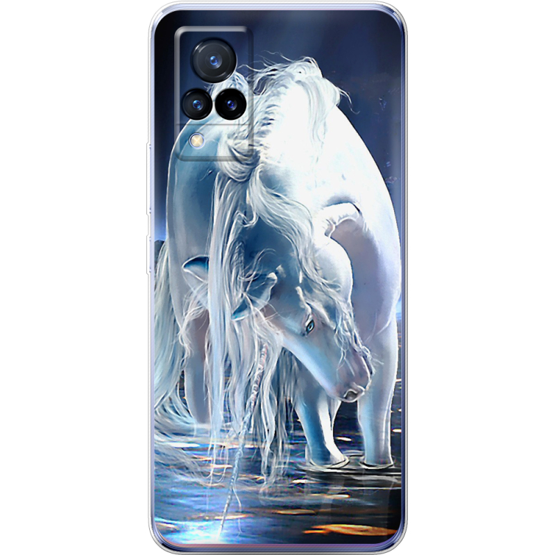 Чехол Uprint Vivo V21 White Horse