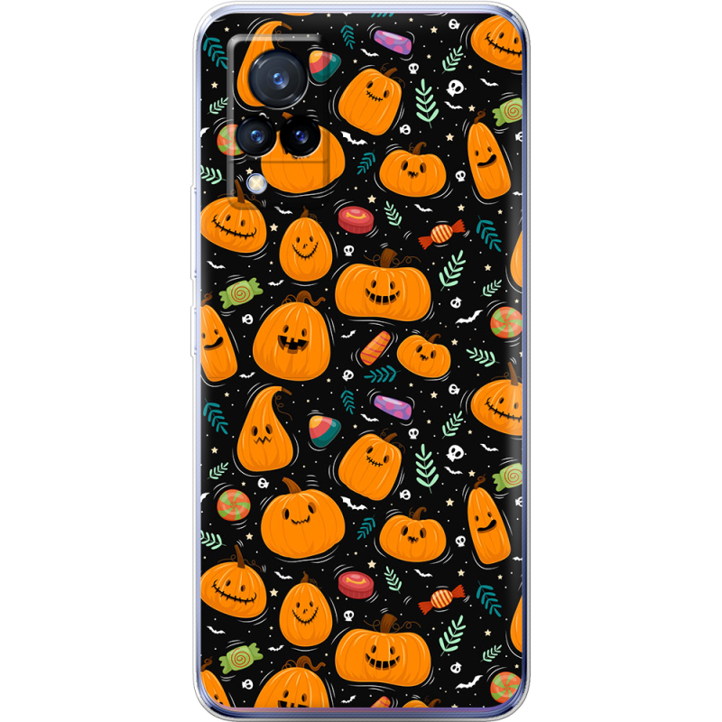 Чехол Uprint Vivo V21 Cute Halloween