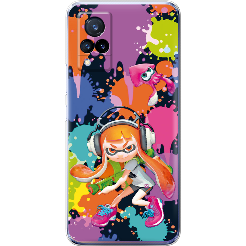 Чехол Uprint Vivo V21 Splatoon Inklings