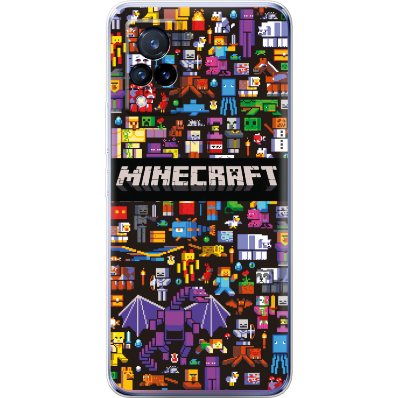 Чехол Uprint Vivo V21 Minecraft Mobbery