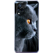 Чехол Uprint Vivo V21 English cat