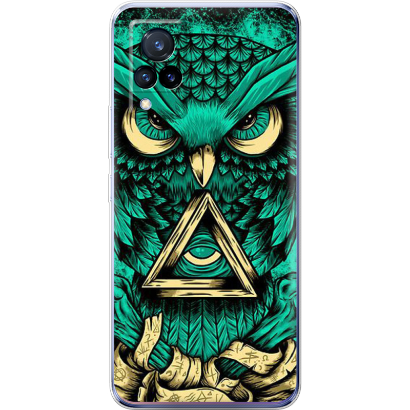 Чехол Uprint Vivo V21 Masonic Owl