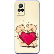 Чехол Uprint Vivo V21 Teddy Bear Love