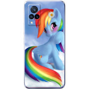 Чехол Uprint Vivo V21 My Little Pony Rainbow Dash